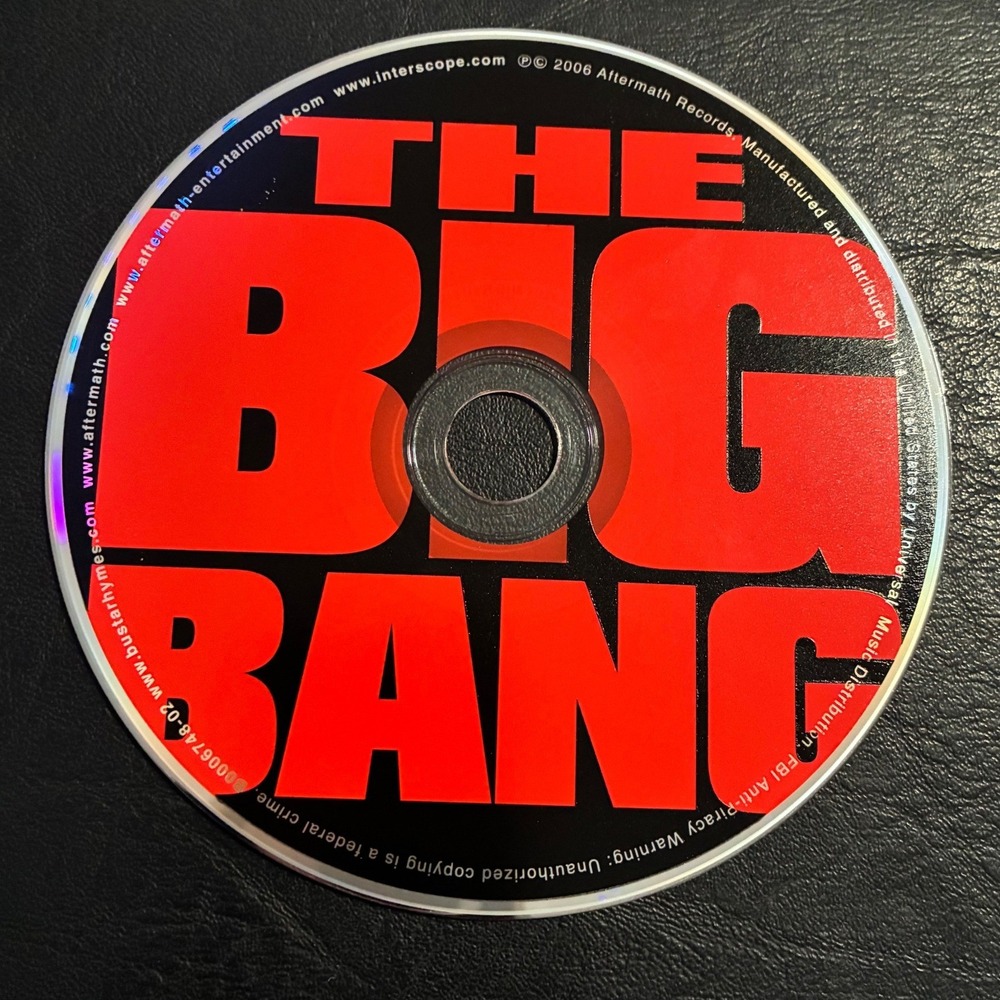 Busta Rhymes The Big Bang CD 2006 Aftermath Records 0006748-02 Hip Hop Disc Only